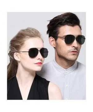 Polarized Aviator Sunglasses for Men and Women-UV400 Protection Mirrored Lens - Metal Frame with Spring Hinges - CE18IG358LX ...