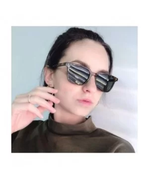 Luxury Aviation Square Sunglasses Men Brand Designer Sunglass Vintage Sun Glasses Women Sunglases - CF197A2XNCE $28.55 Square