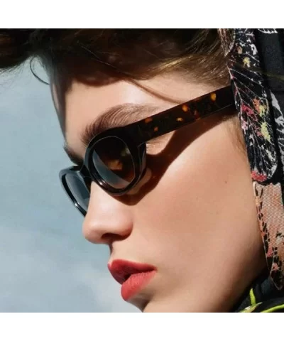 Sunglasses For Women Polarized UV Protection - REYO Fashion Unisex Vintage Oval Frame Sunglasses Glasses Eyewear - CS18NW90SA...