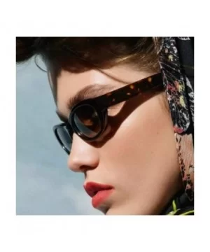 Sunglasses For Women Polarized UV Protection - REYO Fashion Unisex Vintage Oval Frame Sunglasses Glasses Eyewear - CS18NW90SA...