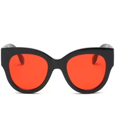 Sunglasses Oversized Eyeglasses Butterfly - Red - CQ190ONNECT $6.48 Butterfly