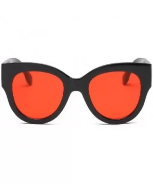 Sunglasses Oversized Eyeglasses Butterfly - Red - CQ190ONNECT $6.48 Butterfly