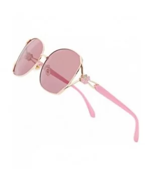 Fashion Polarized Sunglasses Women Vintage UV400 Sun Glasses - Gradient - C018U9ZSM8U $22.56 Square