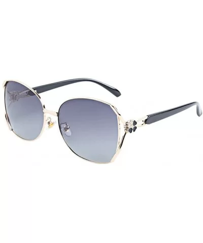 Fashion Polarized Sunglasses Women Vintage UV400 Sun Glasses - Gradient - C018U9ZSM8U $22.56 Square