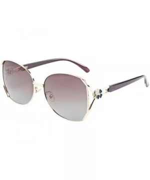 Fashion Polarized Sunglasses Women Vintage UV400 Sun Glasses - Gradient - C018U9ZSM8U $22.56 Square