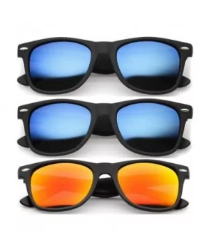 Hipster Sunglasses Flash Mirror Lens Retro Classics Style GIft Set for Men Women - C211L9DPU8B $7.14 Square