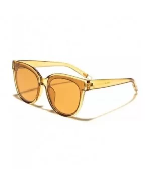 Tinted Cat-Eye Sunglasses - Brown/Brown - CJ18DNKT2DC $6.40 Cat Eye