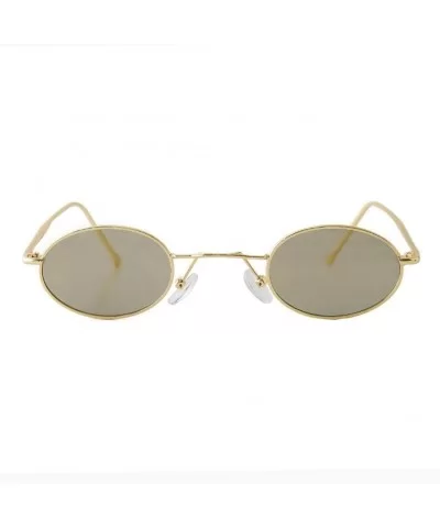 Women's Fashion Unisex Oval Anti UV Eye Strain Clear Sunglasses - C - C418EDC7A5R $7.02 Oval