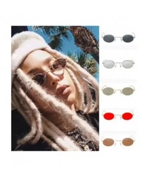 Women's Fashion Unisex Oval Anti UV Eye Strain Clear Sunglasses - C - C418EDC7A5R $7.02 Oval