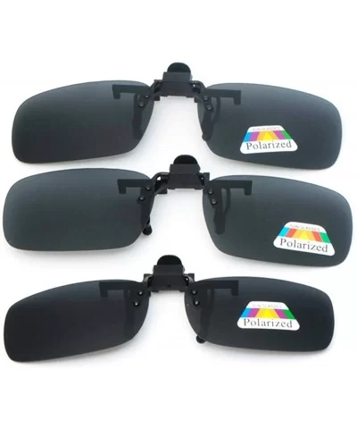 Driving Sunglass Creative Clip on Design Polarized Glasses Polarized Sunglasses for Men Women - CE1997DYKXL $11.93 Sport