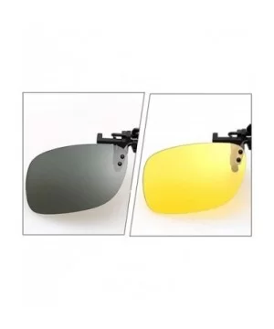 Driving Sunglass Creative Clip on Design Polarized Glasses Polarized Sunglasses for Men Women - CE1997DYKXL $11.93 Sport