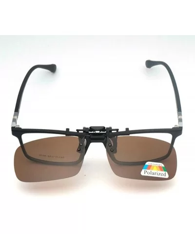 Driving Sunglass Creative Clip on Design Polarized Glasses Polarized Sunglasses for Men Women - CE1997DYKXL $11.93 Sport