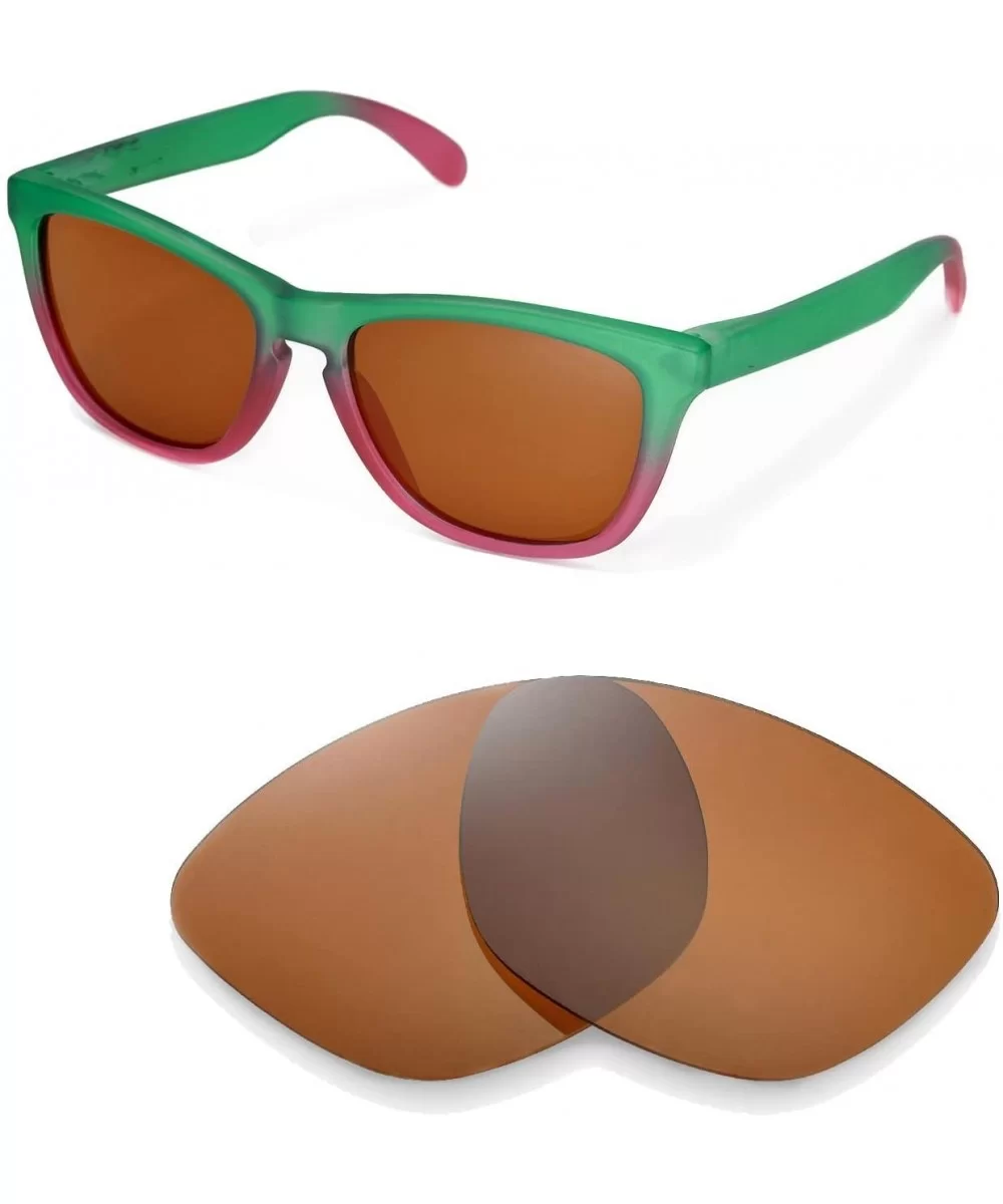 Replacement Lenses Frogskins Sunglasses - 11 Options Available - Brown - Polarized - C011J2T4HSD $11.12 Sport