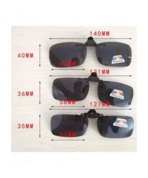 Driving Sunglass Creative Clip on Design Polarized Glasses Polarized Sunglasses for Men Women - CE1997DYKXL $11.93 Sport