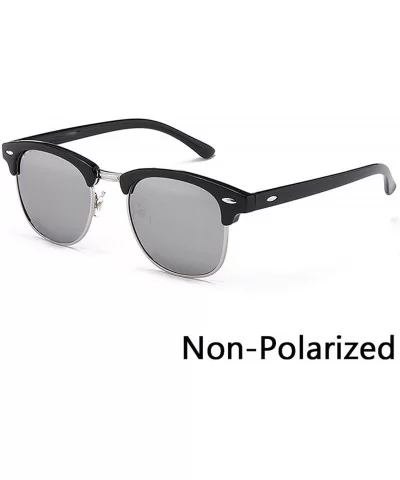 New Fashion Semi RimlPolarized Sunglasses Men Women Er Half Frame Sun Glasses Classic Oculos De Sol UV400 - CR199C0L25T $21.2...