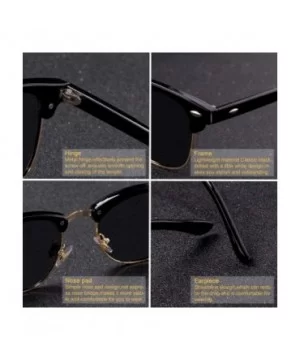 New Fashion Semi RimlPolarized Sunglasses Men Women Er Half Frame Sun Glasses Classic Oculos De Sol UV400 - CR199C0L25T $21.2...