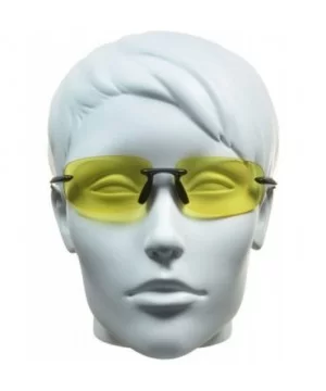 BIFOCAL Reader Sunglasses Rimless Men Women HD Amber Smoke Yellow Lens - Yellow Lens Black Frame - C218MHGE9GG $13.36 Rimless