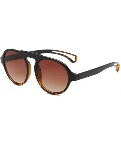 Fashion Men Women Round Sunglasses Summer Stylish Beach Eyewear Sun Glasses - A - CL18TTTDMKH $7.03 Round