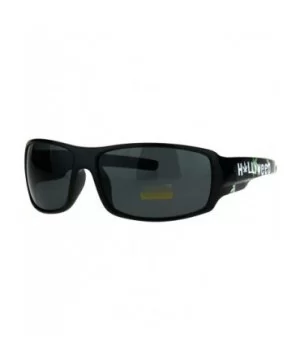 Pot Head Hollyweed Marijuana Weed Stoner Plastic Sunglasses Oversize Biker - CT1825GG98W $4.98 Rectangular