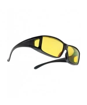 Polarized Wear-Over Yellow Night Driving Fit-Over Sunglasses to be Worn Over Prescription Eyewear - CI18HW38R80 $12.72 Square