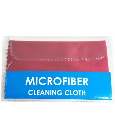 Microfiber Cleaning Cloths Computer - Red 2 Pack - CD12E4V5YWB $4.22 Rectangular