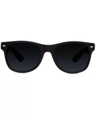 Black Classic Vagabond Style Sunglasses (Includes Soft Case) - CR17Y023LQM $5.44 Square