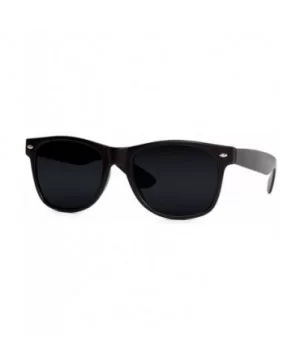 Black Classic Vagabond Style Sunglasses (Includes Soft Case) - CR17Y023LQM $5.44 Square