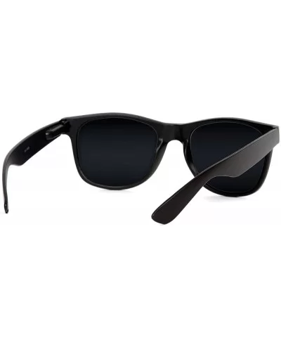 Black Classic Vagabond Style Sunglasses (Includes Soft Case) - CR17Y023LQM $5.44 Square