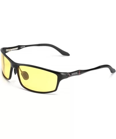 Night Time Driving Glasses Anti Glare Polarized Night Vision Sunglasses (Black2) - CS18Z449564 $25.21 Oval