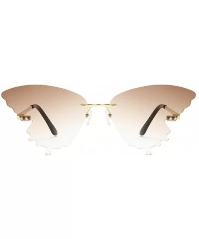 Retro Vintage Gradient Butterfly Eye Sunglasses Alloy Frame Cosplay Sunglasses for Womens Mens Girls Boys - C219074ISUA $5.59...