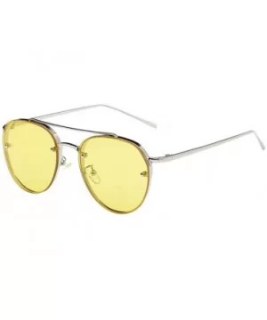 Mirrored Sunglasses Polarized Protection Reflective - CW18QG0RUD8 $6.13 Aviator