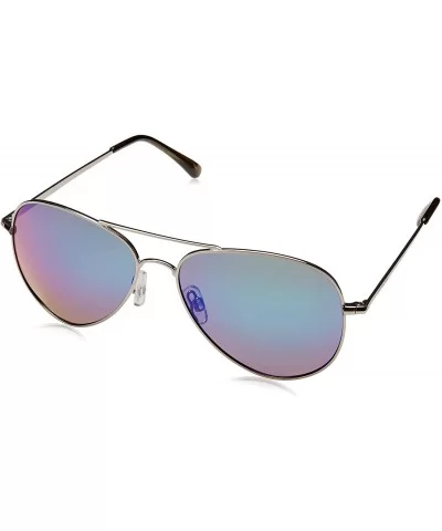 P4139/S Aviator Sunglasses - B-gunmdktrgreen - CS11FZ1C2BL $38.69 Aviator