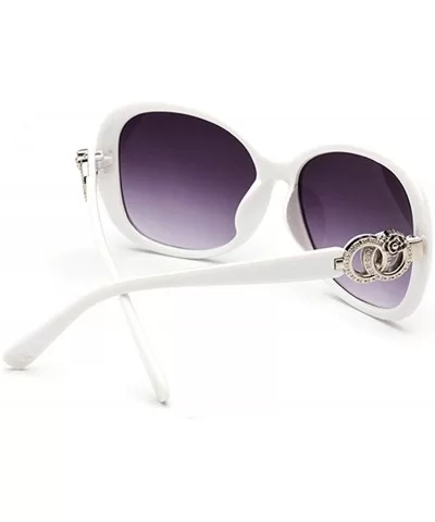 Fashion UV Protection Glasses Travel Goggles Outdoor Sunglasses Sunglasses - White - CT198CWWS67 $17.71 Sport