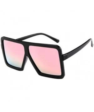 Vinatge Metal Frame Sunglasses for Women - Small Square Sun Glasses Cute Candy Color Eyewear Flat Top Mirrored - CA196EU48WX ...