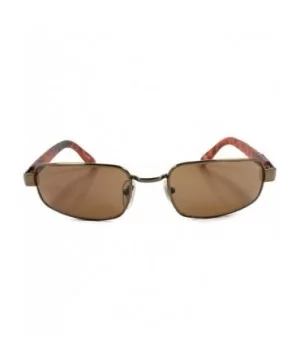 Rare Vintage 70s 80s Deadstock Rectangle Hip Sunglasses Frame - Brown - CZ18T296QSA $9.99 Rectangular