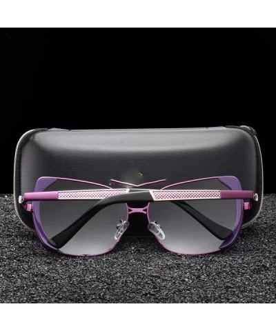 Luxury Polarized Sunglasses Women Ladies Gradient C03 Brown - C03 Brown - CR18YQNTYZK $9.40 Aviator