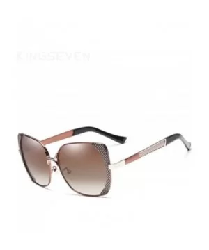 Luxury Polarized Sunglasses Women Ladies Gradient C03 Brown - C03 Brown - CR18YQNTYZK $9.40 Aviator