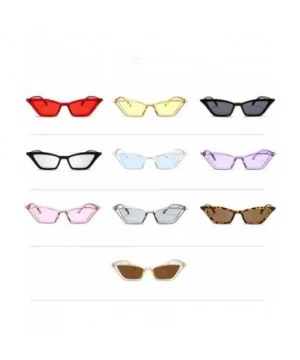 Women Polarized Sunglasses Mirrored Lens Fashion Cat Eye Goggle Eyewear Sunglasses - White - C518TQWK8LA $3.35 Square