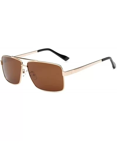 Unisex Polarized Sunglasses Sun Glasses For Men/Women - Gold / Brown - C418OA2HCZ7 $11.10 Aviator