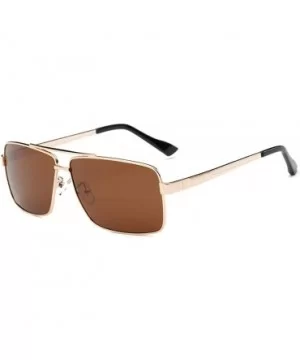 Unisex Polarized Sunglasses Sun Glasses For Men/Women - Gold / Brown - C418OA2HCZ7 $11.10 Aviator