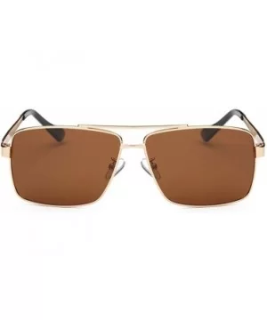 Unisex Polarized Sunglasses Sun Glasses For Men/Women - Gold / Brown - C418OA2HCZ7 $11.10 Aviator