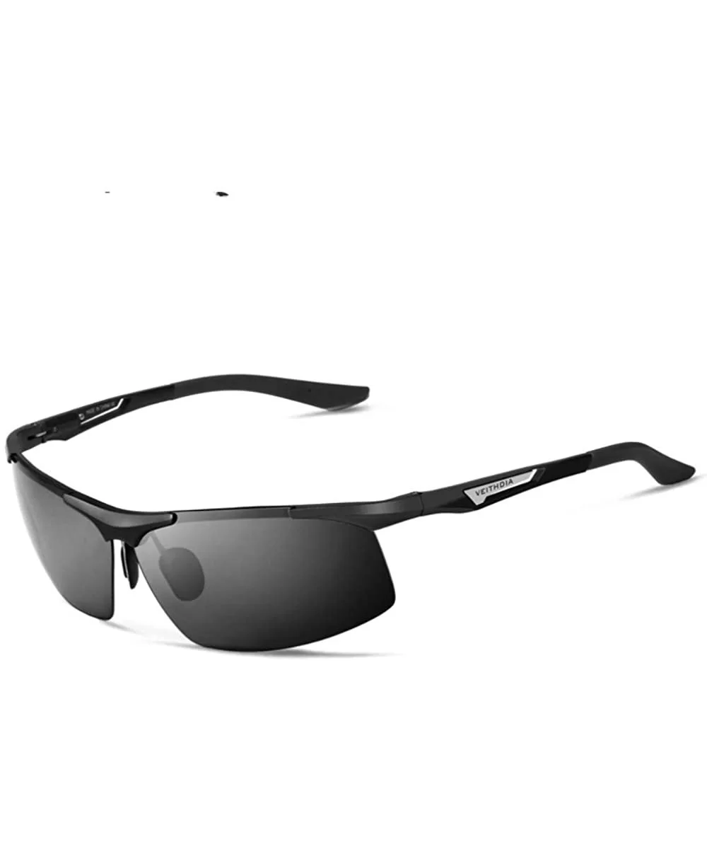 Men's Aluminum Magnesium Color Film Polarized Sunglasses Sunglasses Fishing Driver Mirror 6562 - CD190T2HM5E $33.64 Oval