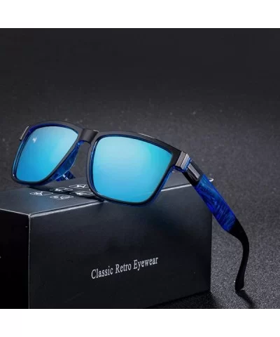 Polarized Sunglasses Men Driver Shades Male Vintage Sun C01 - C04 - CW18Y6RZ0C8 $6.82 Oversized