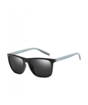 Polarized Mens Sunglasses Driving Sun Glasses Brand Design - Matte Black - C219850GMDZ $11.32 Oversized