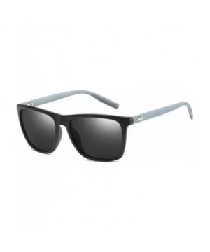 Polarized Mens Sunglasses Driving Sun Glasses Brand Design - Matte Black - C219850GMDZ $11.32 Oversized