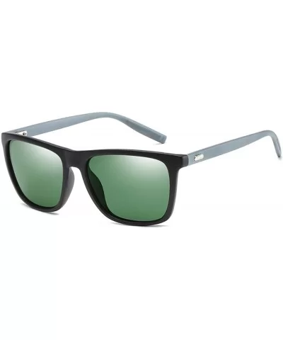 Polarized Mens Sunglasses Driving Sun Glasses Brand Design - Matte Black - C219850GMDZ $11.32 Oversized