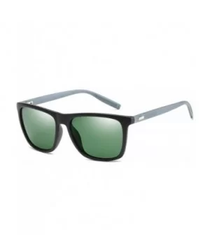 Polarized Mens Sunglasses Driving Sun Glasses Brand Design - Matte Black - C219850GMDZ $11.32 Oversized