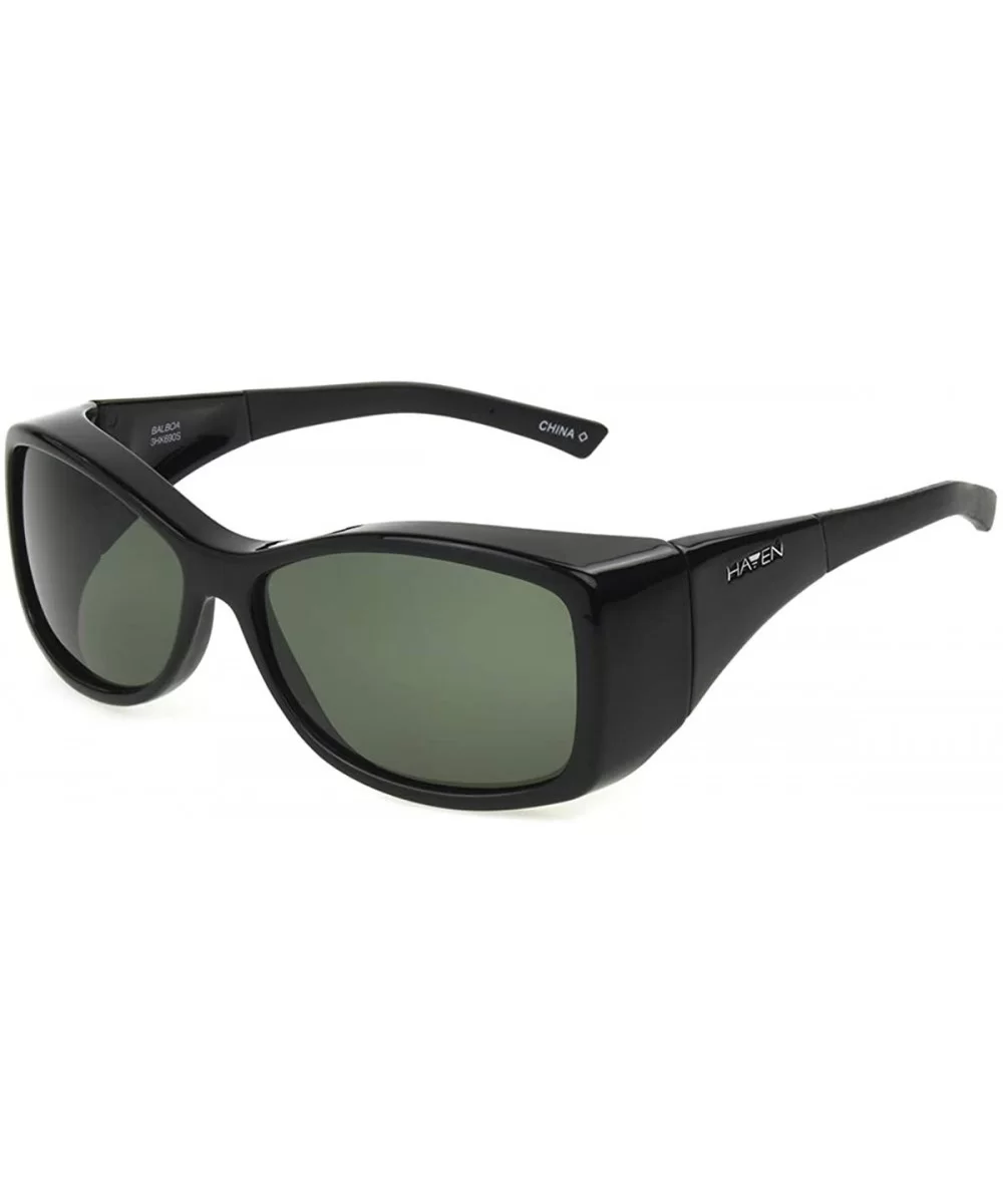 Women's Haven-balboa Butterfly Fits Over Sunglasses - Black - CB11418SV1T $19.47 Oval