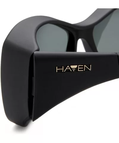 Women's Haven-balboa Butterfly Fits Over Sunglasses - Black - CB11418SV1T $19.47 Oval