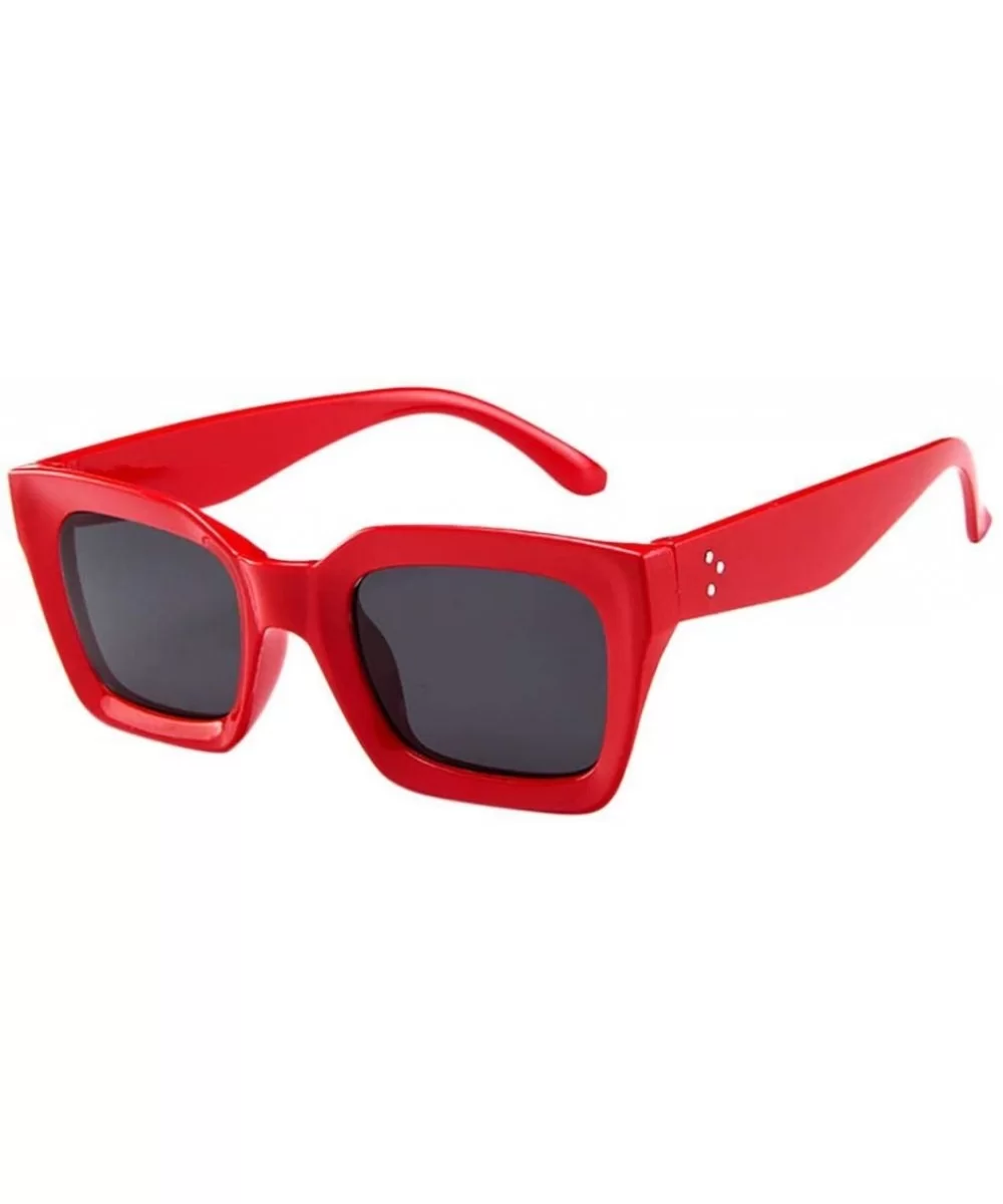 Fashion Women and Man Sunglasses Vintage Retro Sun Glasses (E) - E - CZ18EINK3O9 $5.22 Rimless